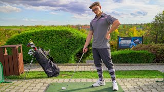 ALEŠ zkouší hrát GOLF jako profík