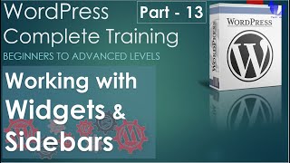 WordPress Complete Training | Part 13 - Managing Widgets and Sidebars (Pro Tips) [Urdu/Hindi]