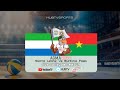 AMGA 2024 VOLLEYBALL SIERRA LEONE vs BURKINA FASO