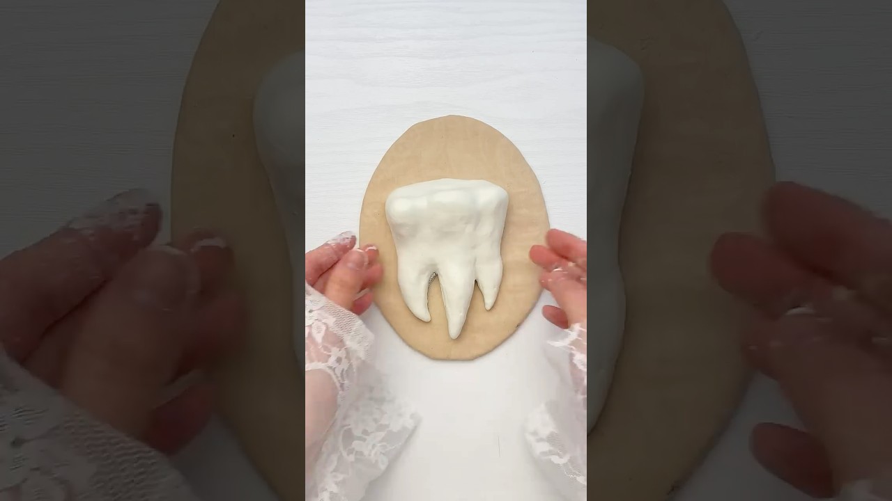 Creepy cute декор для интерьера | Зуб в рамке