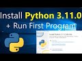 HOW TO INSTALL PYTHON 3.11.0 ON WINDOWS 10/11 (The Easiest Way)