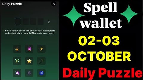 Spell wallet puzzle today 02 & 03 October | spell wallet daily puzzle | #spellwallet #combo |