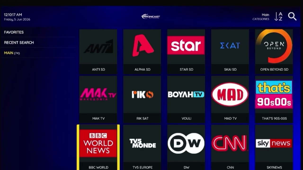 Promo Video for VisionCast Networks OTT (my work)