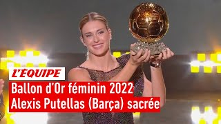 Alexia Putellas (Barça) remporte le Ballon d'Or féminin 2022