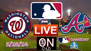 🔴Atlanta Braves Vs. Washington Nationals. Live MLB Baseball. Play by Play. 3D Presentation & More!