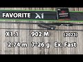 Спінінг Favorite X1.1 902-M (2023) 2.74m 7-26g Ex.Fast (General Light)