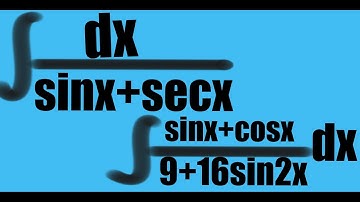 Integral of 1/(sinx+secx) | IIT-JEE| Class 12