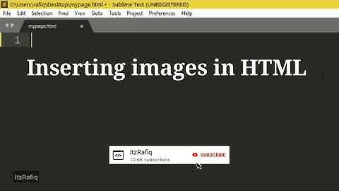 Inserting Images in HTML - Class 7 Computer Science