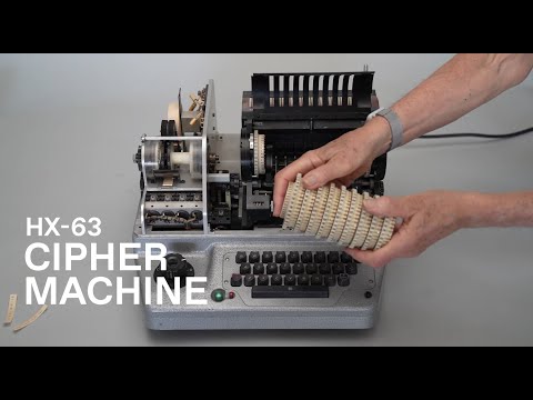 Legendary HX-63 Cipher Machine