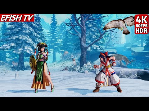 Wu Ruixiang vs Nakoruru (Hardest AI) - Samurai Shodown