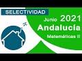 Examen Selectividad Matemáticas 2 Junio 2021 Andalucía