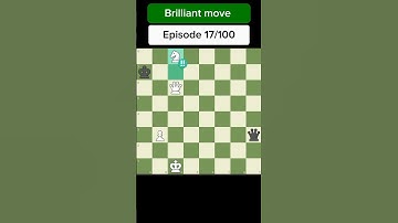Brilliant move episode 17/100 four brilliant move + 8 great move #chess #checkmate