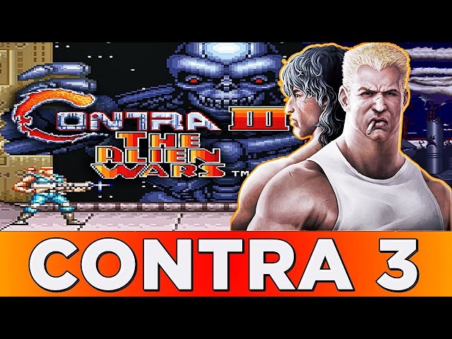 Jogo Contra III - SNES - Sebo dos Games - 10 anos!