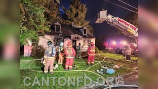 Canton house fire under investigation
