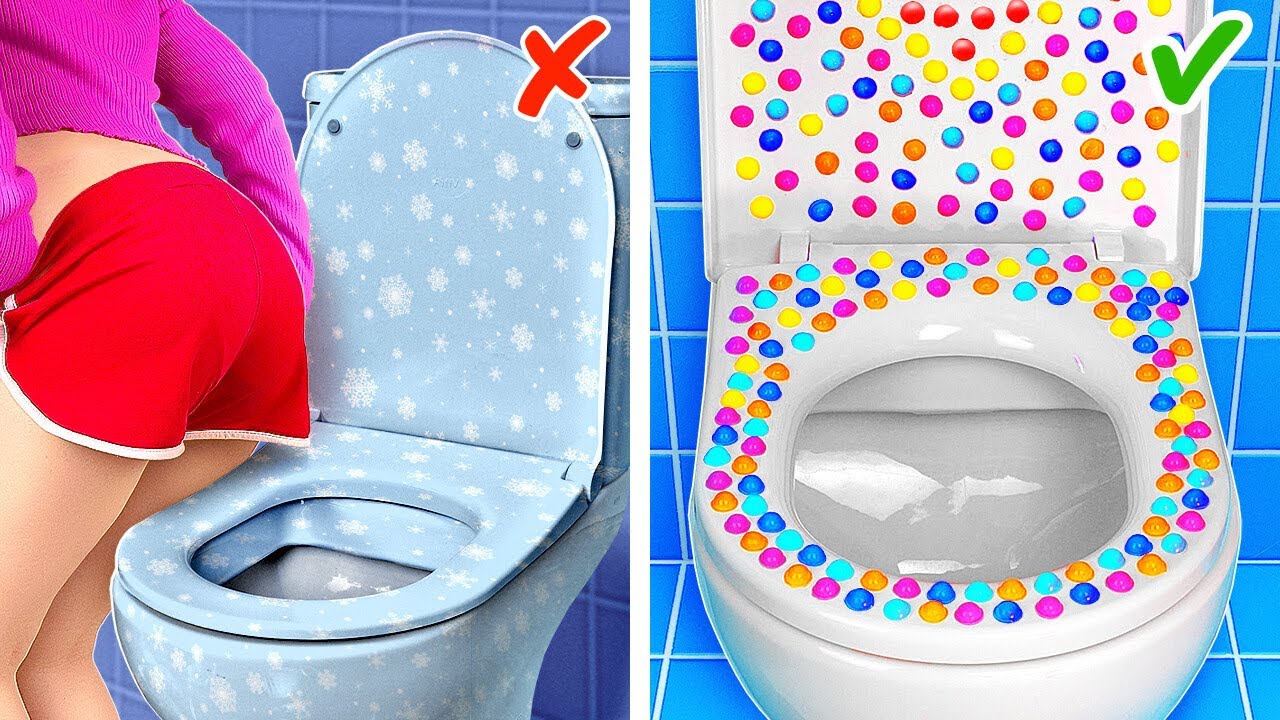 DIY Pop It Toilet!💩 *Creative Parenting Gadgets and Hacks