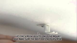 Kingpin Screens - Mount EES Ceiling