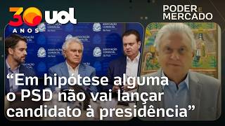 PSD terá candidato à presidência; nome sairá até o final do mês, diz Ronaldo Caiado