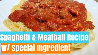 How to Make Spaghetti and Meatballs Recipe - [Homemade Marinara Sauce]