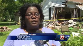 Car crashes into Burlington home during chase