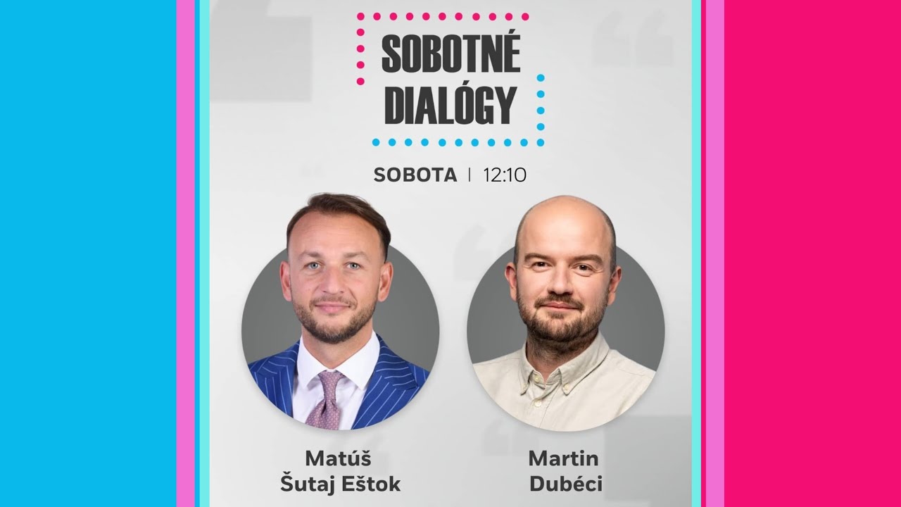Sobotné dialógy: Matúš Šutaj Eštok (Hlas-SD) vs. Martin Dubéci (PS) | 31.1.2026