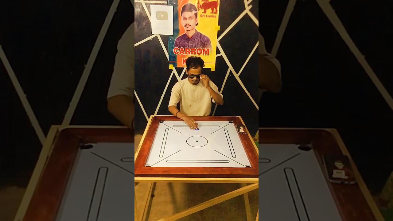 My Brain vs. My Fingers During a Carrom Game 🧠🤯 