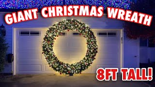 8FT CHRISTMAS WREATH - TUTORIAL by Isaac Alexander DIY 91,155 views 1 year ago 12 minutes, 6 seconds