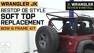 Jeep Wrangler JK 2 Door Bestop OE Style Soft Top Replacement Bow & Frame Kit Review & Install screenshot 2