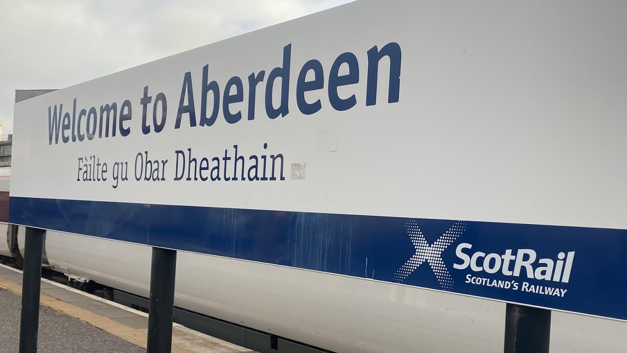 Trains at Aberdeen August 2025