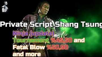 Shang Tsung and Cassie Cagie Tournament 🏆(Update) CronusMax y Titan One and Two Script