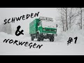 Mit dem Camper im Winter an den Polarkreis – Start unserer Reise: Schweden und Norwegen | #1