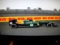 Wheeling the caterham ct03 on f1 2013