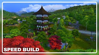 JAPANESE WEDDING VENUE | The Sims 4 | Speed Build