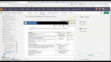 Add itslearning link to Word doc