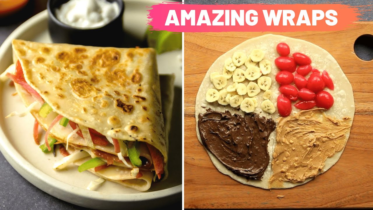 2 Trending Wrap Ideas - Roti Wraps | 2 मज़ेदार Veg Wrap | Wrap hack Ideas | MintsRecipes