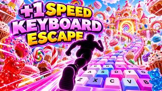 +1 SPEED KEYBOARD ESCAPE ! 🍬 Reach the Candy Castle | High Quality Immersive Workout screenshot 4