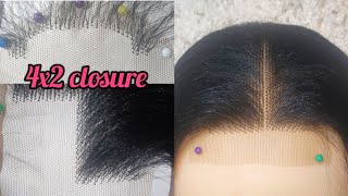 How to Make a 2x4 Closure For Beginners | Step by Step Hair Ventilation Tutorial 🔥