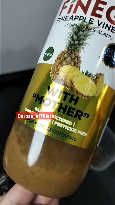 cuka apel finega dehealth supplies chiaseed lemon nanas with mother probiotik fermentasi Apple cider