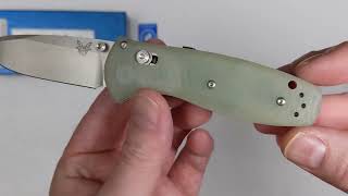 Benchmade Custom Mini Barrage in Jade CU585-SS-20CV