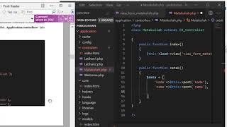 Membuat Views dan Controller dari Inputan