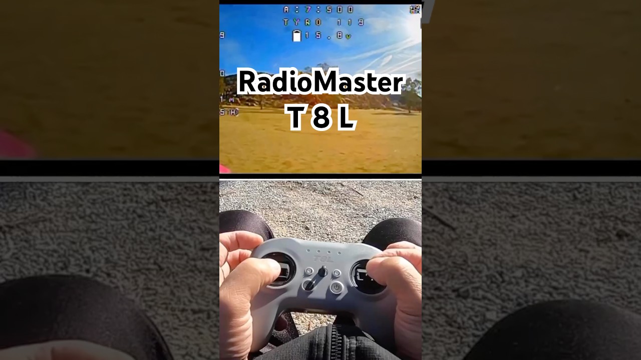 Radiomaster T8L 10 channel ELRS 2.4ghz X5 Hall Sensor Gimbal Radio Transmitter