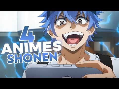 4 SHONEN ANIMES YOU ABSOLUTELY MUST WATCH! (really great)