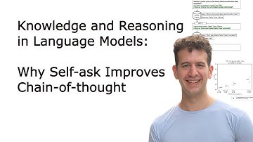 Knowledge and Reasoning in Language Models: Why Self-ask Prompting Improves Chain-of-thought