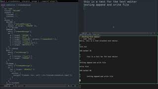 Day 24: Writing a 'modal, line oriented, with audio cues, text editor'.
