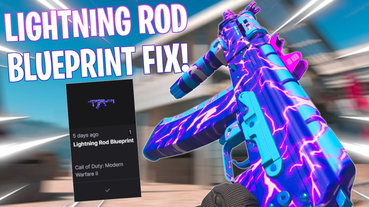 How to fix Lightning Rod blueprint not showing up in MW2 Warzone 2