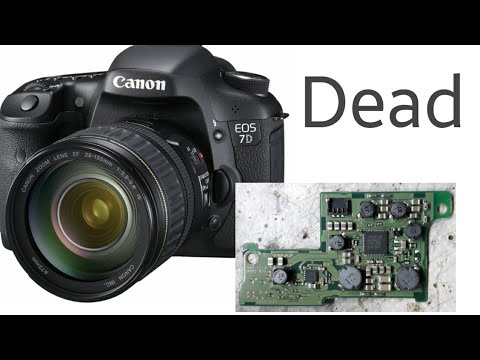 Canon 7D Dead Problem || Power Bord Change || Problem Solved - YouTube