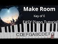 Make Room -Casting Crowns (Key of E)//EASY Piano Tutorial