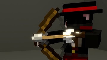 Shooting bow test - Minecraft Animation