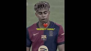 Yamal Respect Moments ♥️ #footballshorts