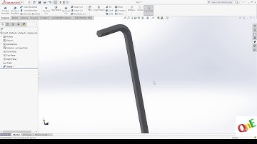 How to model an Allen Key using Solidworks Sweep function