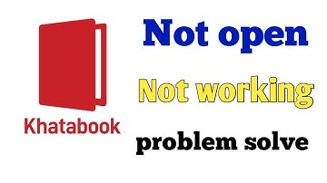 How To Solve Khatabook App Not Working(Not Open) Problem|| Rsha26 Solutions